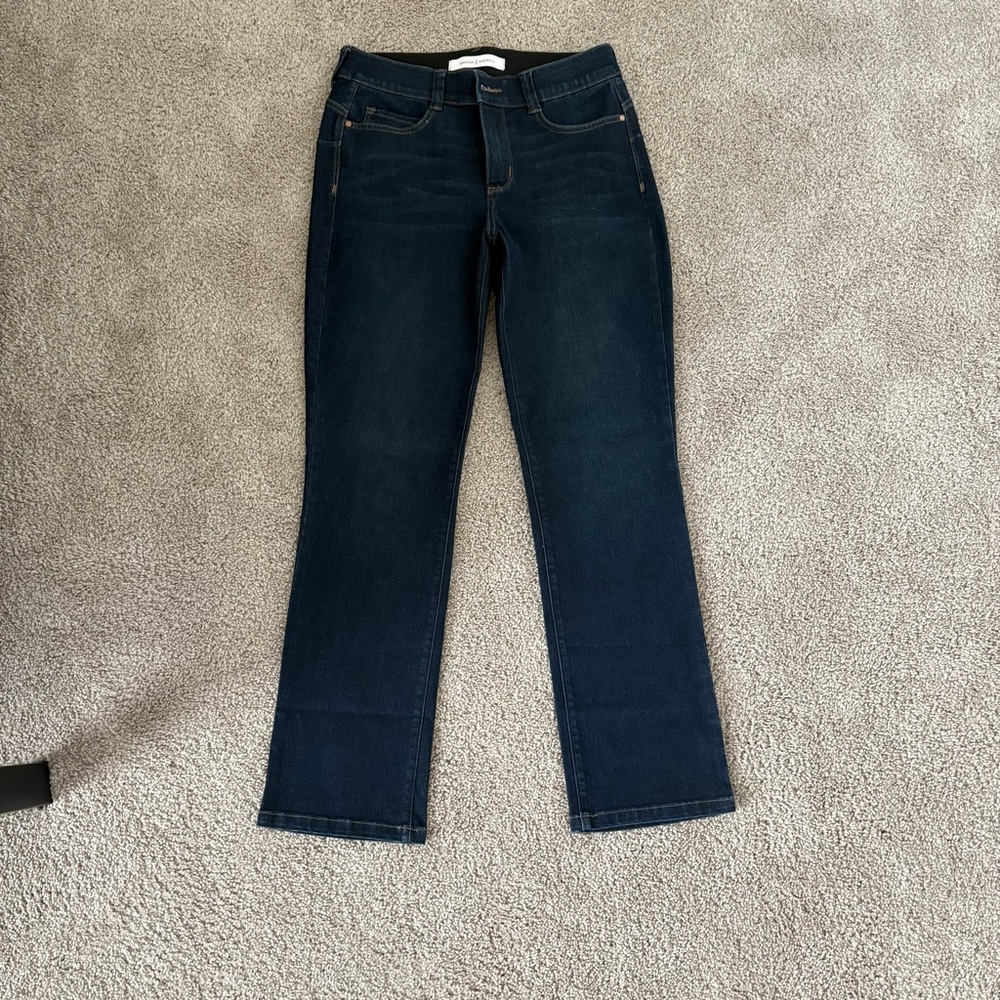 Vintage America Dark Blue Straight Leg Jeans